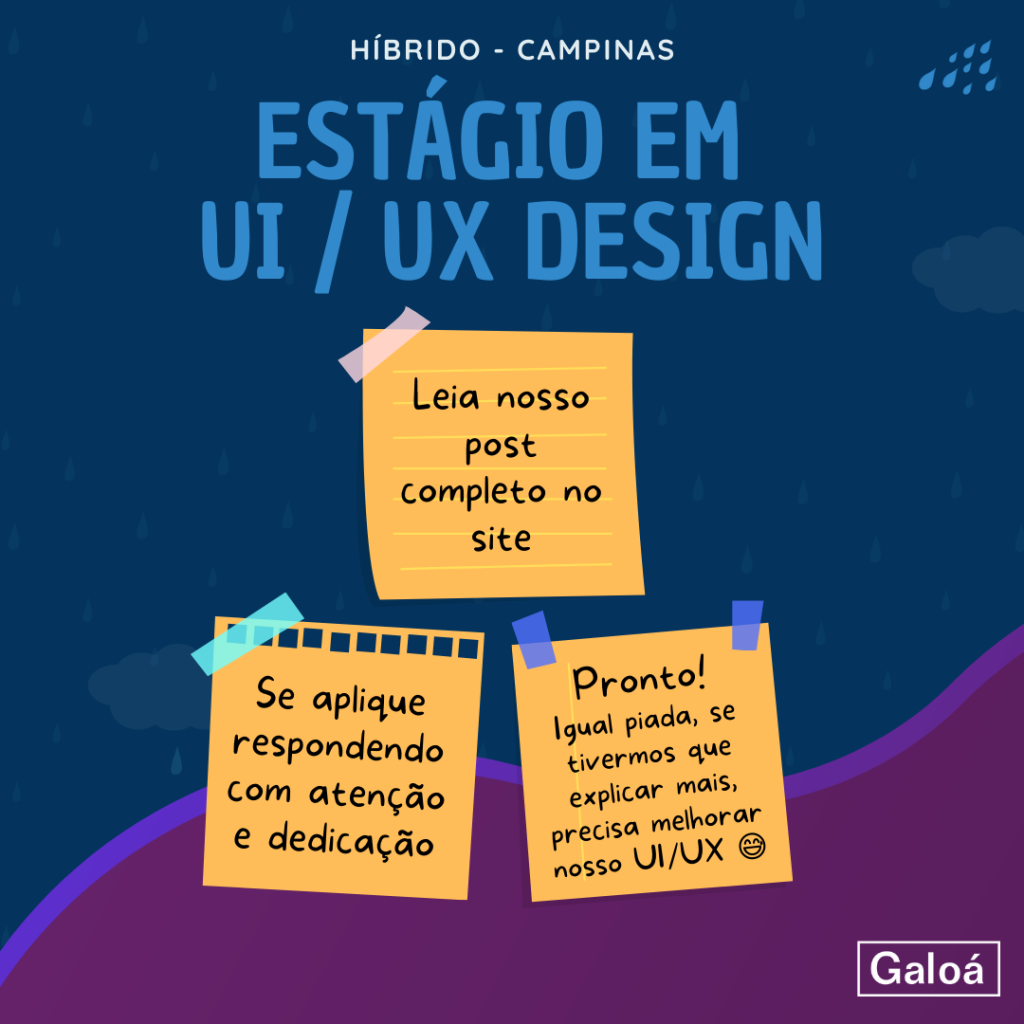 Estágio UI / UX Design