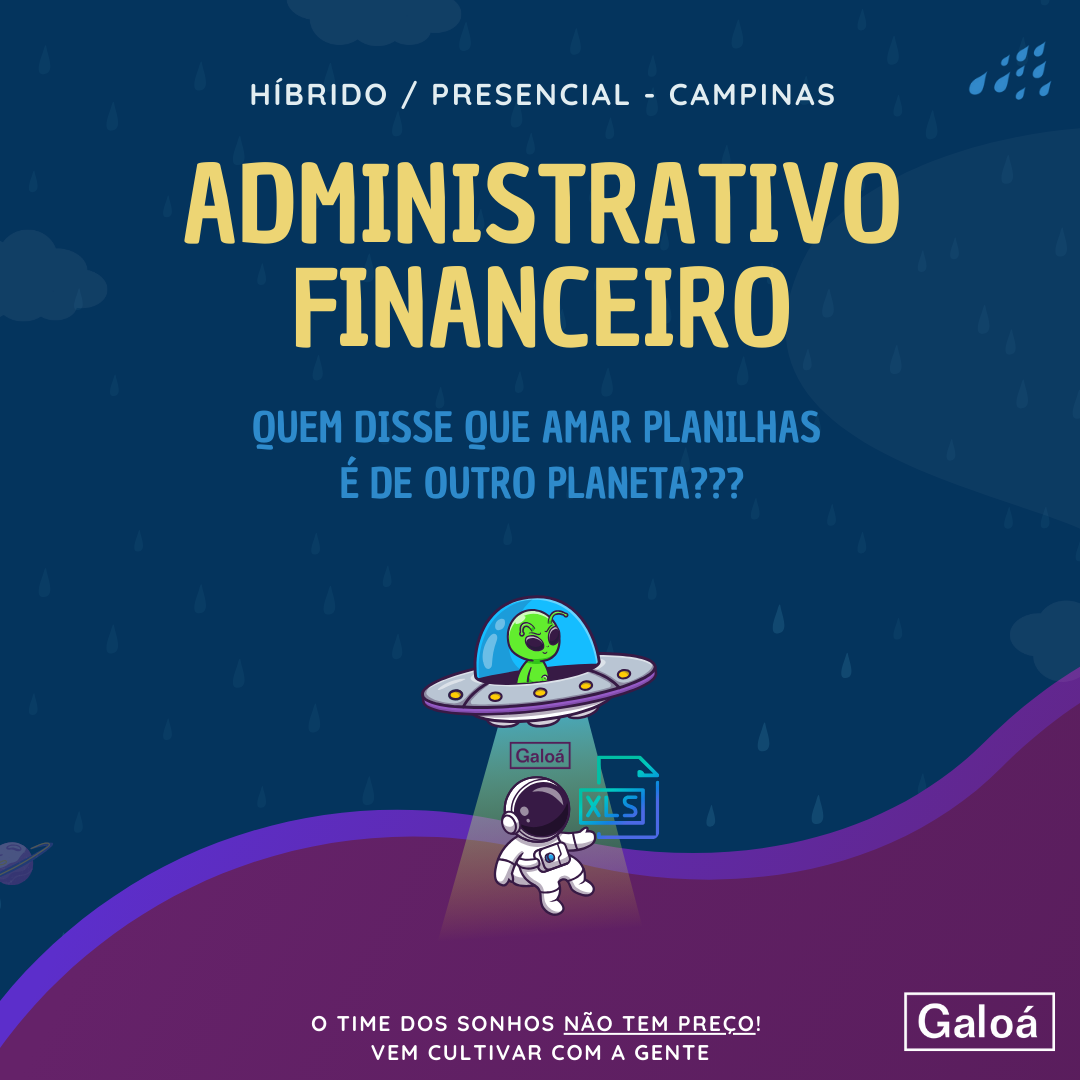 Analista Administrativo Financeiro - Vaga